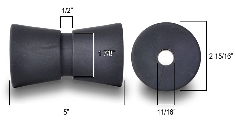 Keel Rollers (Multiple Sizes and Materials) - Caliber, Inc.